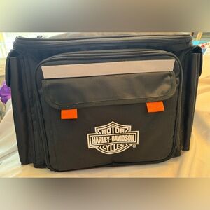 Harley-Davidson Black and Orange Thermal Bag